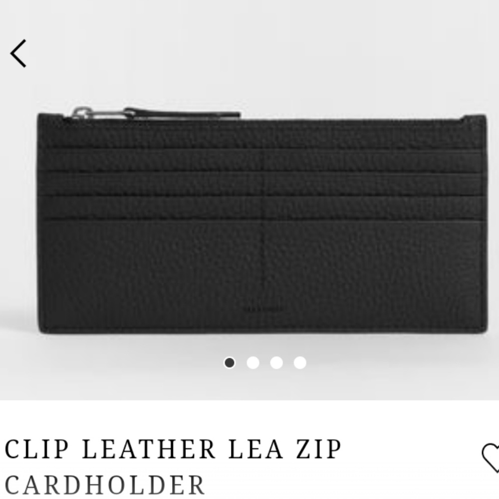 ♥️LAST chance! Allsaints Black Leather Wallet